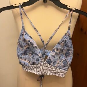 NWT Lucky brand swim top size M.